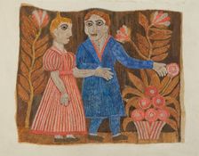 Panel from Rug, c. 1938. Creator: Sims, Agnes