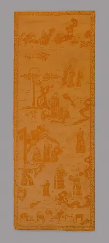 Panel (Furnishing Fabric), China, 18th century, Qing dynasty (1644-1911). Creator: Unknown