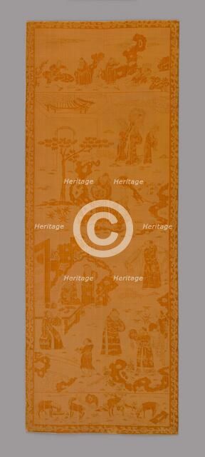 Panel (Furnishing Fabric), China, 18th century, Qing dynasty (1644-1911). Creator: Unknown.