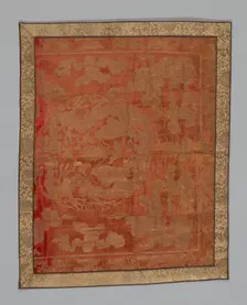 Panel (Furnishing Fabric), China, Edo period (1615-1868), 1775/1825. Creator: Unknown