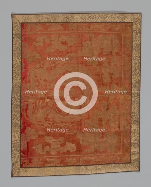 Panel (Furnishing Fabric), China, Edo period (1615-1868), 1775/1825. Creator: Unknown.