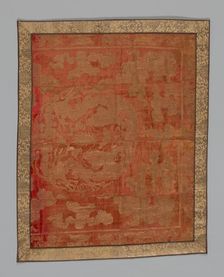 Panel (Furnishing Fabric), China, Edo period (1615-1868), 1775/1825. Creator: Unknown