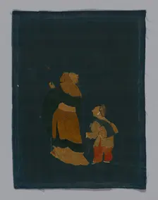Panel (Furnishing Fabric), China, Kangxi Period, Qing dynasty (1644-1911), 1800/50. Creator: Unknown