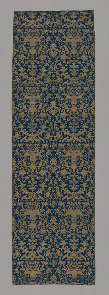 Panel (Furnishing Fabric), China, late Ming (1368-1644) or early Qing dynasty (1644-1912). Creator: Unknown