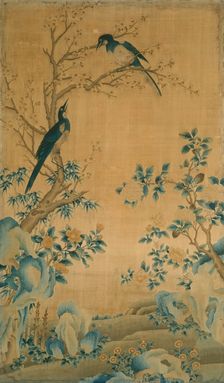Panel (Furnishing Fabric), China, Qing dynasty (1644-1911), 1750/1800. Creator: Unknown