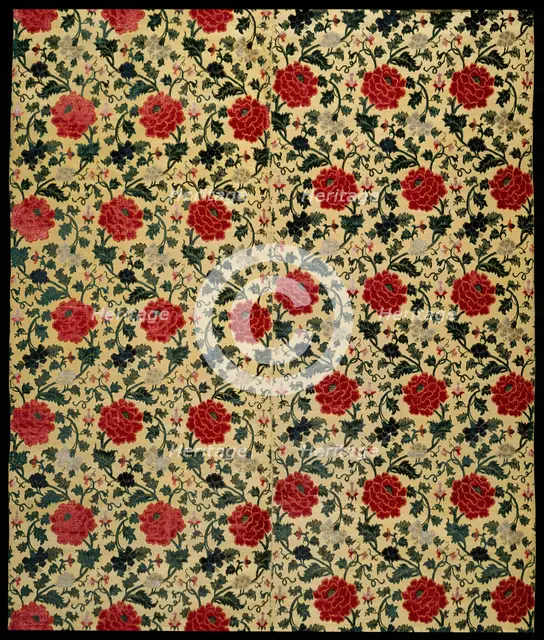 Panel (Furnishing Fabric), China, Qing dynasty (1644-1911), 1750/1800. Creator: Unknown.