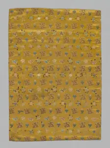 Panel (Furnishing Fabric), China, Qing dynasty(1644-1911), 1800/50. Creator: Unknown