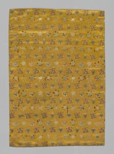 Panel (Furnishing Fabric), China, Qing dynasty(1644-1911), 1800/50. Creator: Unknown