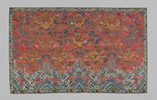 Panel (Furnishing Fabric), China, Qing Dynasty, (1644-1911), 1840/70. Creator: Unknown