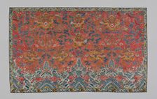 Panel (Furnishing Fabric), China, Qing Dynasty, (1644-1911), 1840/70. Creator: Unknown