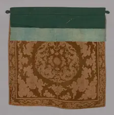 Panel (Furnishing Fabric), China, Qing dynasty (1644-1911), 1850/1900. Creator: Unknown
