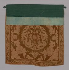 Panel (Furnishing Fabric), China, Qing dynasty (1644-1911), 1850/1900. Creator: Unknown
