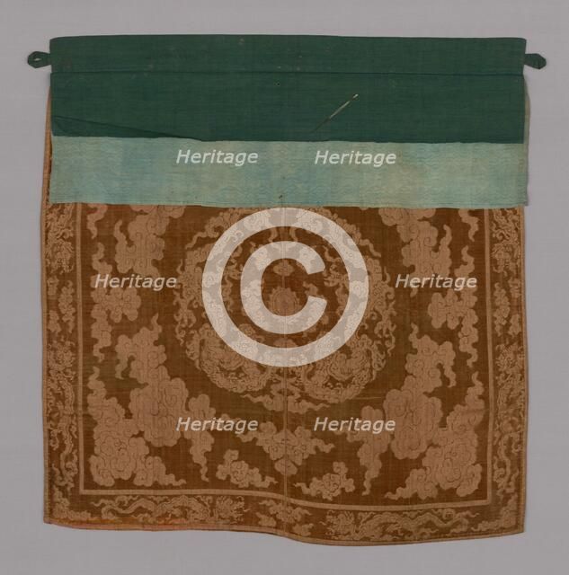 Panel (Furnishing Fabric), China, Qing dynasty (1644-1911), 1850/1900. Creator: Unknown.