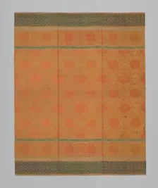 Panel (Furnishing Fabric), China, Qing dynasty (1644-1911), 1875/1900. Creator: Unknown