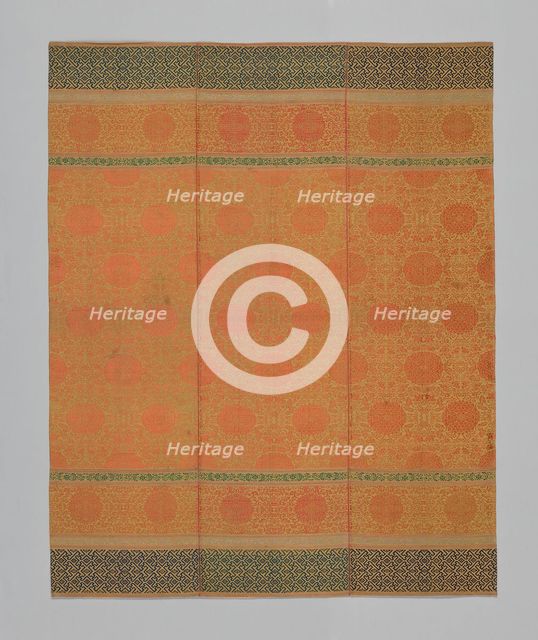 Panel (Furnishing Fabric), China, Qing dynasty (1644-1911), 1875/1900. Creator: Unknown.