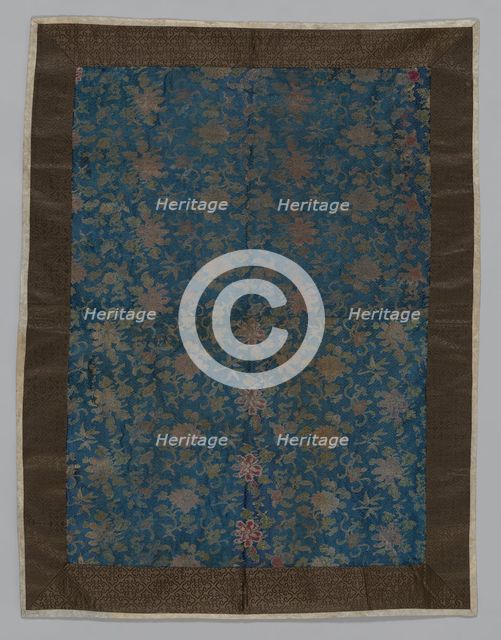 Panel (Furnishing Fabric), China, Qing dynasty (1644-1911), 1875/1900. Creator: Unknown.