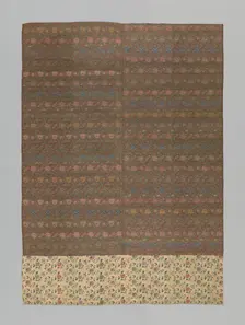 Panel (Furnishing Fabric), China, Qing dynasty (1644-1911), 1875/1900. Creator: Unknown