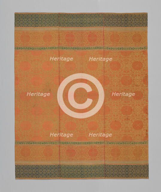 Panel (Furnishing Fabric), China, Qing dynasty (1644-1911), 1875/1900. Creator: Unknown.