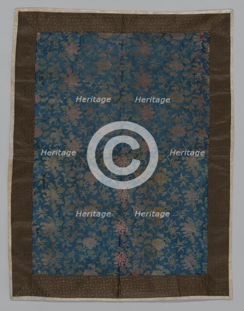 Panel (Furnishing Fabric), China, Qing dynasty (1644-1911), 1875/1900. Creator: Unknown.