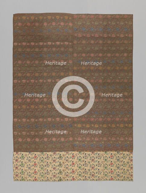 Panel (Furnishing Fabric), China, Qing dynasty (1644-1911), 1875/1900. Creator: Unknown.