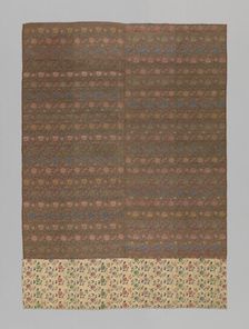 Panel (Furnishing Fabric), China, Qing dynasty (1644-1911), 1875/1900. Creator: Unknown