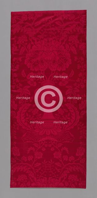 Panel (Furnishing Fabric), China, Qing dynasty (1644-1911), c. 1700. Creator: Unknown.