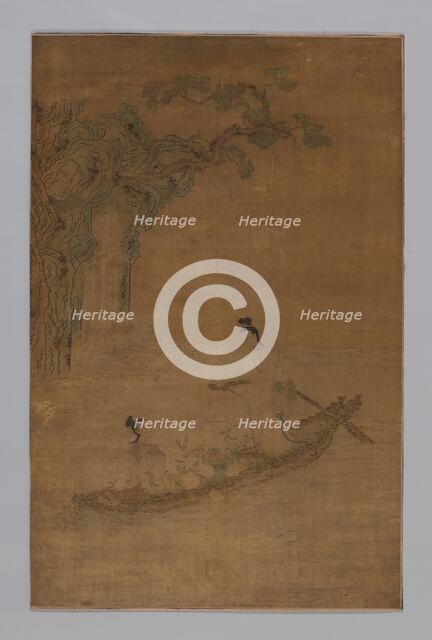 Panel (Furnishing Fabric), China, Qing dynasty (1644- 1911), late 19th century. Creator: Unknown.