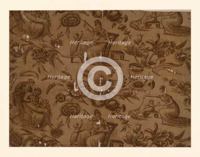 Panel (Furnishing Fabric), England, 1801/25. Creator: Unknown.