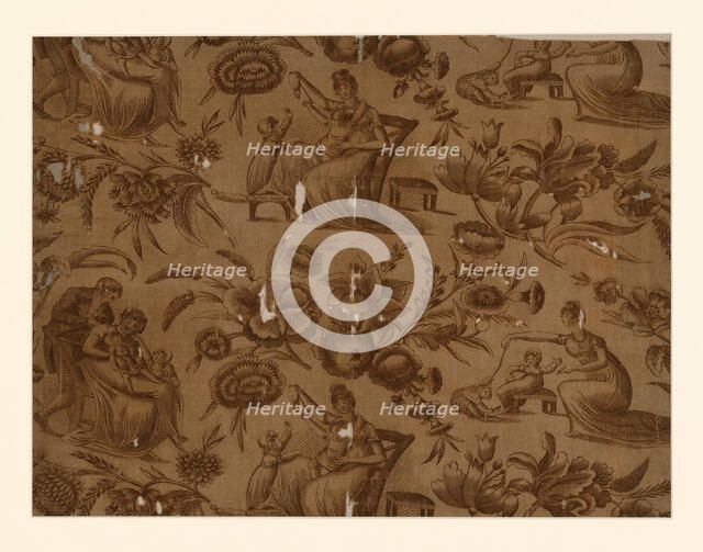 Panel (Furnishing Fabric), England, 1801/25. Creator: Unknown.