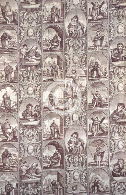 Panel (Furnishing Fabric), England, 1825-1875. Creator: Unknown.