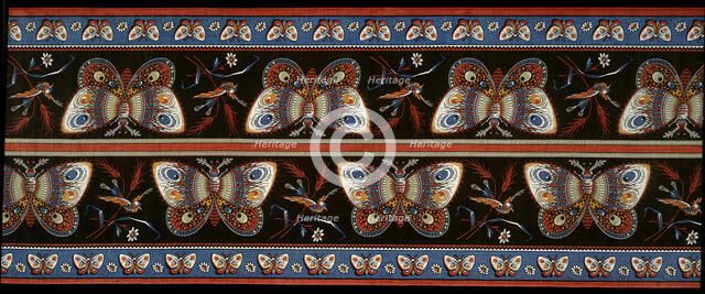 Panel (Furnishing Fabric), England, 1856. Creator: Lancaster Prints.