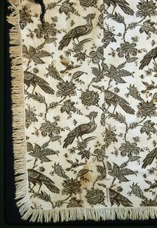 Panel (Furnishing Fabric), England, c. 1760/70. Creator: Bromley Hall