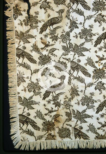 Panel (Furnishing Fabric), England, c. 1760/70. Creator: Bromley Hall.