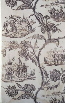 Panel (Furnishing Fabric), England, c. 1770/80. Creator: Unknown