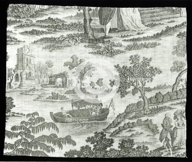 Panel (Furnishing Fabric), England, c. 1780. Creator: D. Richards.