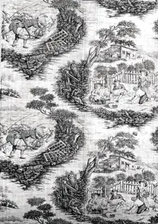 Panel (Furnishing Fabric), England, c. 1785. Creator: Unknown