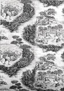 Panel (Furnishing Fabric), England, c. 1785. Creator: Unknown