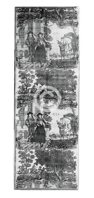 Panel (Furnishing Fabric), England, c. 1785. Creator: Sir Robert Peel and Co.