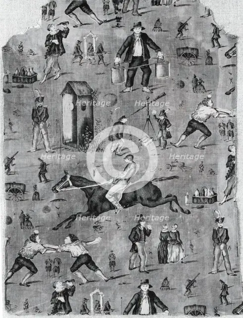 Panel (Furnishing Fabric), England, c. 1820. Creator: Unknown.