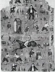 Panel (Furnishing Fabric), England, c. 1820. Creator: Unknown