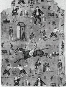 Panel (Furnishing Fabric), England, c. 1820. Creator: Unknown