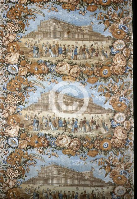 Panel (Furnishing Fabric), England, c. 1851. Creator: Wright & Lee.