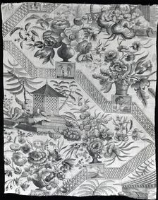 Panel (Furnishing Fabric), England, Late 18th early 19th century. Creator: Unknown