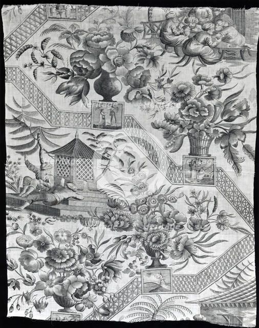 Panel (Furnishing Fabric), England, Late 18th early 19th century. Creator: Unknown.