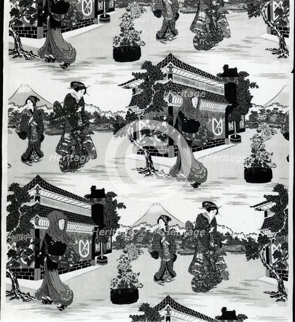 Panel (Furnishing Fabric), England or United States, 20th century. Creator: Unknown.