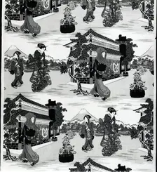 Panel (Furnishing Fabric), England or United States, 20th century. Creator: Unknown