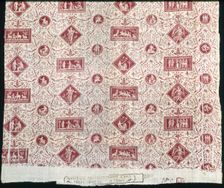 Panel (Furnishing Fabric), France, 1795/99. Creator: Oberkampf Manufactory