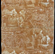 Panel (Furnishing Fabric), France, 1825/75. Creator: Unknown