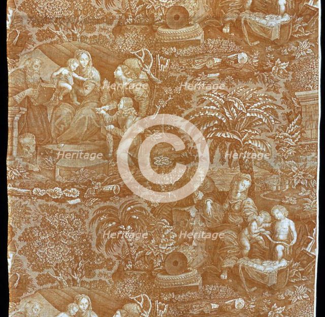 Panel (Furnishing Fabric), France, 1825/75. Creator: Unknown.