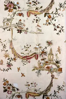 Panel (Furnishing Fabric), France, after 1786. Creator: Unknown